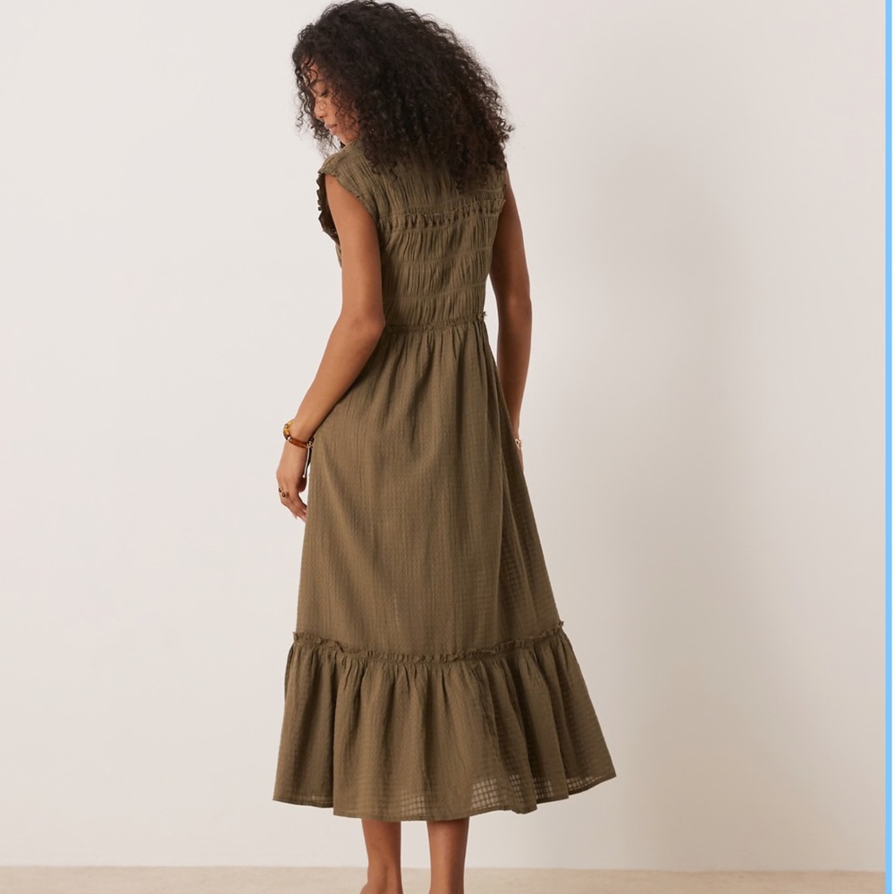 Free People Olive Midi Dress